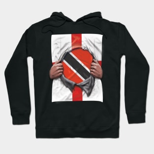 Trinidad And Tobago Flag English Flag Ripped - Gift for Trinidadian And Tobagoan From Trinidad And Tobago Hoodie